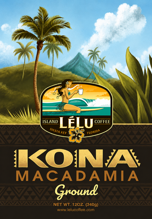 Organic Kona Macadamia Whole Bean Coffee