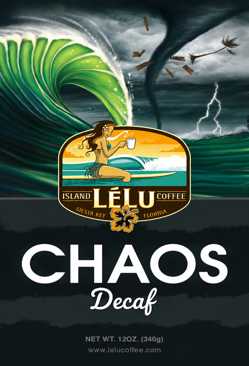 Organic Chaos Whole Bean Coffee (Decaf)
