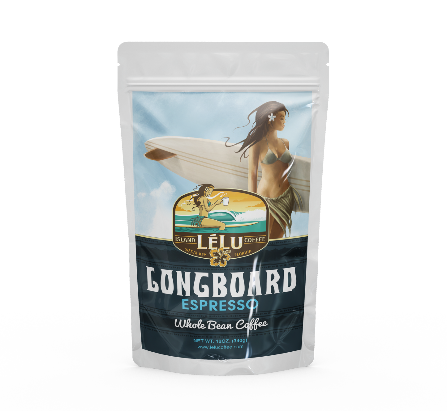 Organic Longboard Espresso Whole Bean Coffee